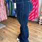 Judy Blue Plus-Size High Waist Dark Wash Flare Jeans