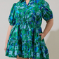 Blooming Faith Plus-Size Mini Dress
