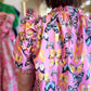 "Come Fly with Me" Pink Butterfly Blouse
