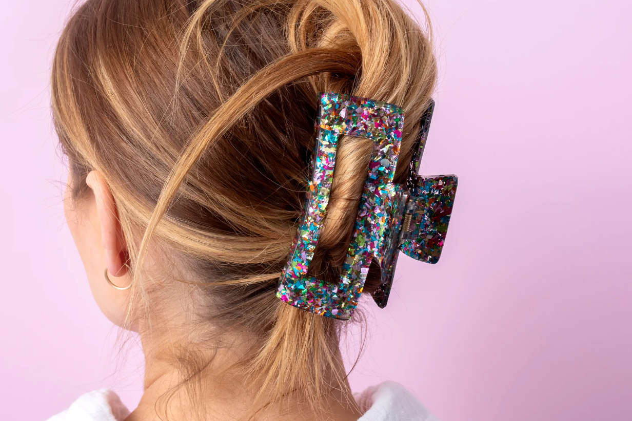 Confetti Claw Clip