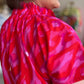 "Colorful Craze" Plus-Size Ikat Mock Neck Top