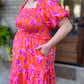 Bellini & Brunch Plus-Size Floral Smocked Maxi Dress