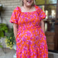 Bellini & Brunch Plus-Size Floral Smocked Maxi Dress