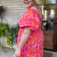 Bellini & Brunch Plus-Size Floral Smocked Maxi Dress