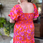 Bellini & Brunch Plus-Size Floral Smocked Maxi Dress