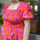 Bellini & Brunch Plus-Size Floral Smocked Maxi Dress