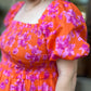 Bellini & Brunch Plus-Size Floral Smocked Maxi Dress
