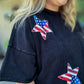 Boom, Pop, Sparkle Plus-Size Black Sequin Star Top - FINAL SALE