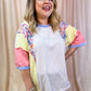 Everyday Moments Plus-Size Colorblock Tee