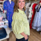 Hey There, Honeydew Plus-Size Green Stripe Top