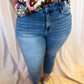 Judy Blue Plus-Size Mid-Rise Vintage Wash Kick Flare Jean