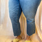Judy Blue Plus-Size Mid-Rise Vintage Wash Kick Flare Jean