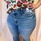 Judy Blue Plus-Size Mid-Rise Vintage Wash Kick Flare Jean