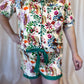 Jungle Oasis Ruffle Pajama Set