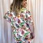 Jungle Oasis Ruffle Pajama Set