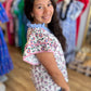 Let Freedom Ring Floral Top