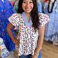Let Freedom Ring Floral Top
