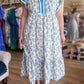 Mint for More Sunshine Curvy Floral Midi Dress
