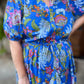 Sunlit Florals Plus-Size Button Down Midi Dress