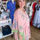 You Make Me Blush Curvy Embroidered Kaftan Dress