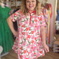 "Baby, You're a Firework" Watercolor Floral Dress