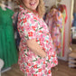 "Baby, You're a Firework" Watercolor Floral Dress