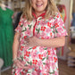 "Baby, You're a Firework" Watercolor Floral Dress