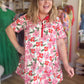 "Baby, You're a Firework" Watercolor Floral Dress