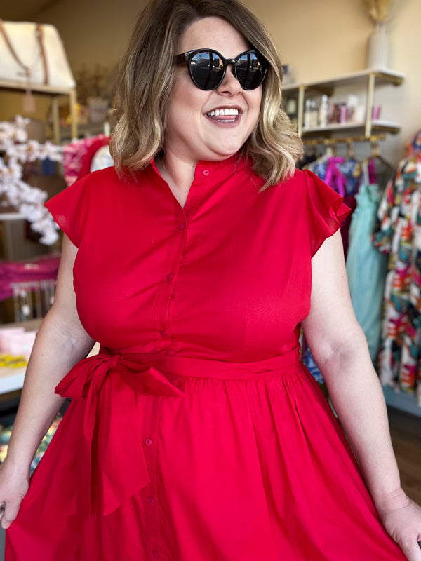 RESTOCKED! "Brunch by the Bay" Plus-Size Maxi Dress