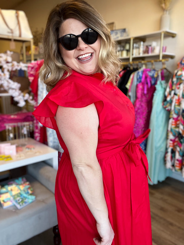 RESTOCKED! "Brunch by the Bay" Plus-Size Maxi Dress