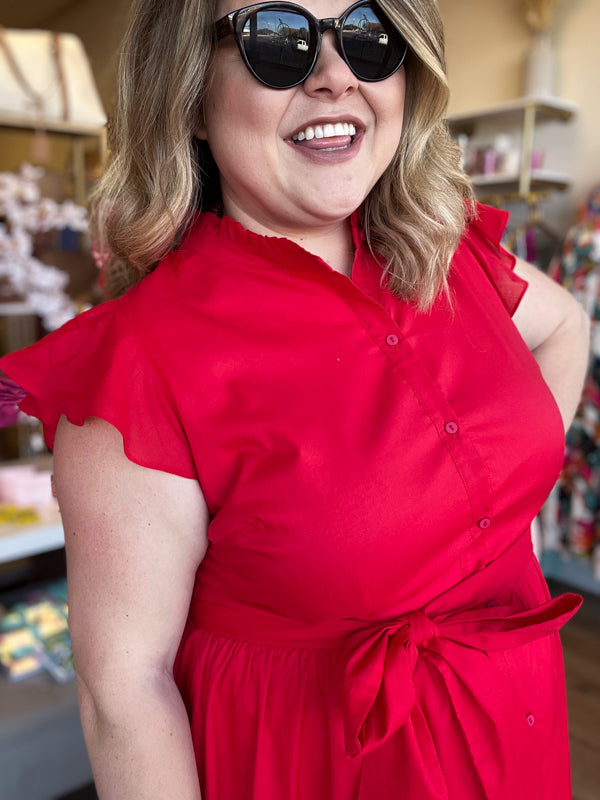 RESTOCKED! "Brunch by the Bay" Plus-Size Maxi Dress