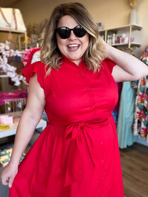 RESTOCKED! "Brunch by the Bay" Plus-Size Maxi Dress