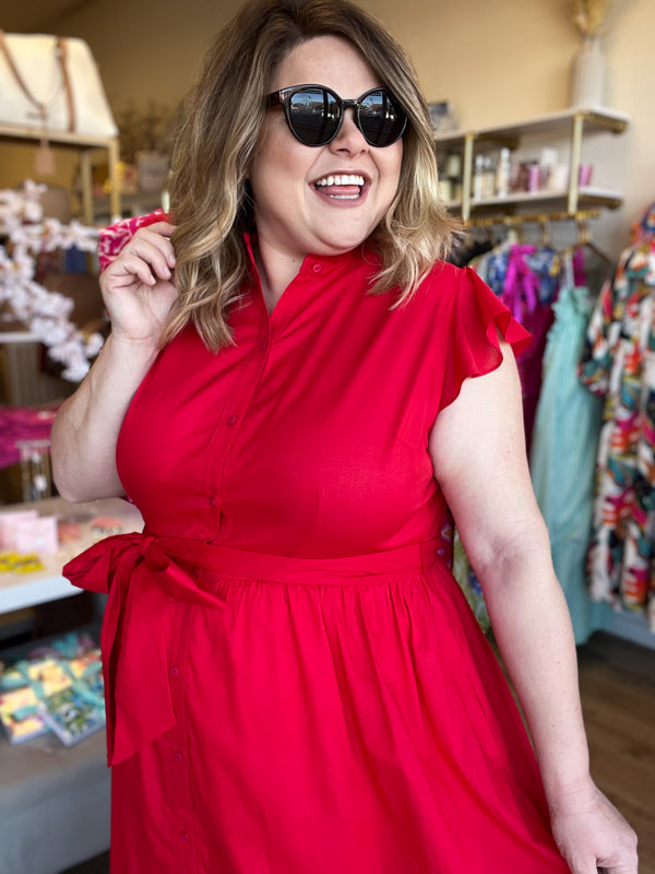 RESTOCKED! "Brunch by the Bay" Plus-Size Maxi Dress