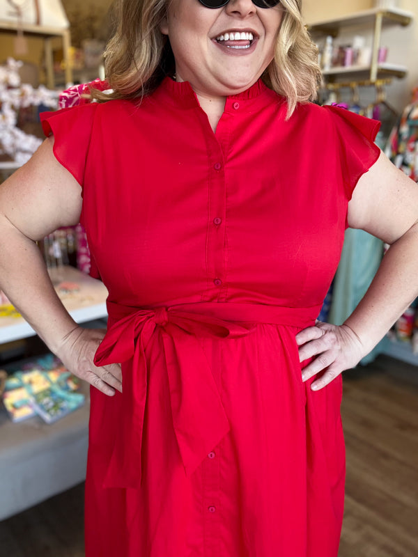 RESTOCKED! "Brunch by the Bay" Plus-Size Maxi Dress