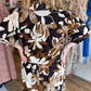 "Colors of Fall" 3/4 Sleeve Midi Dress - FINAL SALE