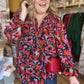 "Darling Details" Floral Blouse