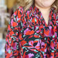 "Darling Details" Floral Blouse