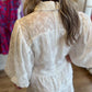 "Earth Angel" Solid White Eyelet Lace Dress | KARLIE