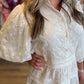 "Earth Angel" Solid White Eyelet Lace Dress | KARLIE