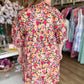 "Rejoice in the Day" Curvy Floral Mini Dress
