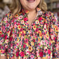 "Rejoice in the Day" Curvy Floral Mini Dress