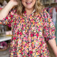 "Rejoice in the Day" Curvy Floral Mini Dress