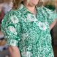 "Find Me in Charleston" Curvy Green Midi Dress