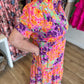 "Garden Party" Floral Smock Waist Tier Maxi Dress | KARLIE