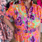 "Garden Party" Floral Smock Waist Tier Maxi Dress | KARLIE