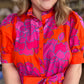RESTOCKED! I've Got the Joy Plus-Size Orange & Pink Midi Dress