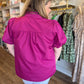 "Girls with Pearls" Curvy Magenta Lace Blouse