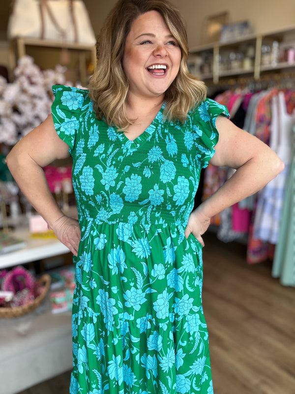 RESTOCKED! "Peace & Purity" Plus-Size Lily Maxi Dress