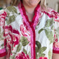 "Sassy & Southern" Curvy Red & Pink Ruffle Trim Top
