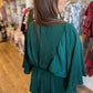 "Sophisticated Presence" Plus Size Peplum Top
